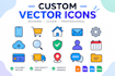 design custom vector icons and professional icon sets