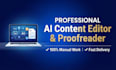 proofread,edit content,translate urdu and do typing job