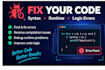 develop and debug c java and python programs