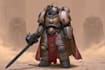 illustrate a warhammer 40k character