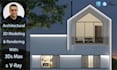 create architectural design 3d modeling and photoreal