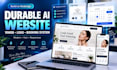 build durable ai website, ai website durable 10web with logo and booking system