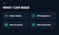 build or fix a python automation script