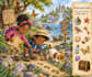 create childrens adventure puzzle book illustrations