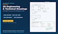 create 2d engineering and technical drawing with gd and t from your 3d cad model