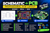 convert your schematic into a professional pcb layout and gerber files