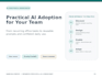 identify practical ai use cases and train your team