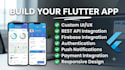 develop a flutter app for android and ios