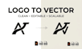 vectorize your logo and image to vector with clean tracing