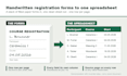 do bulk data entry from scanned forms into excel or google sheets