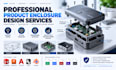 design custom electronic product housing, device casing and product enclosure