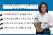 write capability statement government capability statement corporate profile