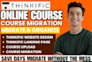 migrate online course content to thinkific, kajabi teachable student experience