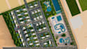 design 3d residential community masterplan site plan landscape aerial rendering