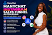 create manychat instagram sales funnel automation