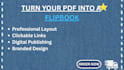 design a professional interactive flipbook