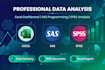 do best  at data analysis and and SAS and excel