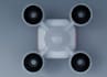 flyable 3d quuadcopter,modular airframe,gear,racing  drone,rc fpv,exploded views