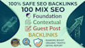 do 100 manual white hat seo foundation contextual and guest post links