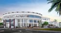 school building permit drawing,3d institutional building render for presentation