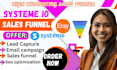 build systeme io sales,systeme io landing,systeme io website