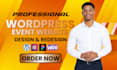 build wordpress event website with booking, registration and ticketing