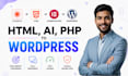convert figma to elementor,  figma to wordpress or HTML, ai to wordpress