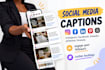 write engaging social media captions and instagram copy