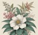 draw an unique botanical illustration
