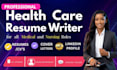 write a professional resume and cover letter