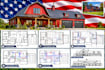 draw barndominium architect plan, pole barn, metal building permit drawing ny ca