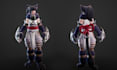 do custom stylized 3d game character model for games animation and 3d modeling