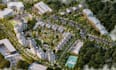 design large scale residential masterplan 3d aerial site plan real estate render