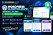 provide 3 monthly wordpress maintenance plans with security updates