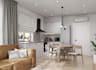 help interior designer with mood board, functional kitchen dining living room