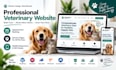 build veterinary clinic wordpress website with pet care appointment booking