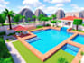 build a custom roblox map, game map, environment and terrain in roblox studio