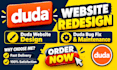 build duda website redesign duda website design duda bug fix duda maintenance