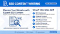 write SEO optimized website content