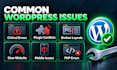 fix wordpress bugs, errors, and broken website issues