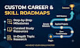 create detailed career and learning roadmaps in PDF