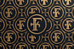 design a monogram logo with a seamless luxury pattern unique