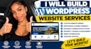 build wordpress website services classes  booking packages property listings