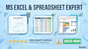 do data entry, microsoft excel and word tasks