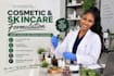 formulate skincare products and cosmetic formulations