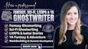 ghostwrite, rewrite, edit fantasy, sci fi, litrpg, progression, ya fiction books