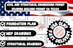 structural engineer full permit set civil engineer mep design texas permit