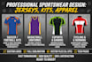 create sublimation or personalized jersey designs