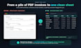 extract data from your PDF invoices into a clean excel sheet