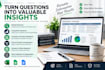 do web research, market research, and data collection